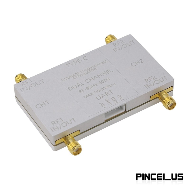 RF-8GHz-60DB Programmable Attenuator + Offline Main Control Board + Cables pe66 gallery